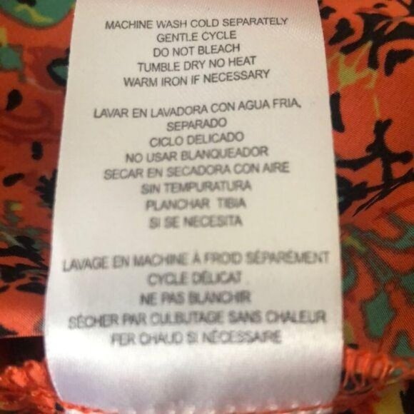 Kut From The Kloth NWT Kaleidoscope Print Short Sleeve Top S Bright Multicolor - Picture 10 of 10